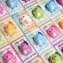 24 Piece Valentines Day Cards for Kids, Valentines Card with Axolotl Slow Squishy Toys for School Classroom Class, Valentine Gifts for Toddlers Boys Girls, Valentine's Gift Exchange Party Favor (1)