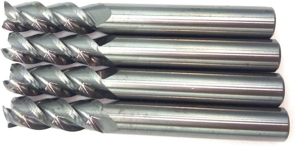 8 Pcs 3 Flute Φ6.0 * 6D*50L Carbide End Mill Tungsten Steel Milling Cutter Corner Radius End Mill Milling Tool 