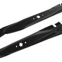 (2 Pack) 46 inch Mower Mulching Blades 942-04290 for Cut MTD/Cub Cadet/Troy-Bilt Replaces 942-04290-X 942-04244 742-04244 742-04290 942-04290 742-04290-X