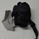 Travel Pillows for Airplanes, 360 Support Headrest Pillow with Eye Mask for Sleeping Long Flights, Travel Pillow for Car Road Trip, Car Headrest, Travel Accessories Stop Bobblehead, Black