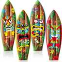4 Pcs Inflatable Surf Board Inflatable Luau Party Decorations Blow up Surfboard