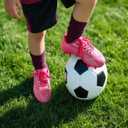DREAM PAIRS Boys Girls Soccer Cleats Kids Youth Firm Ground Football Shoes for Little/ Big Kid, Size 12 Little Kid, Hot Pink