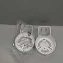 Upgraded Wall Mount Bracket for Tp-Link Deco X55, X55 Pro, X20, X50, X60 Mesh WiFi System, Sturdy Metal Made Holder Stand Bracket Shelf with Cable Organizer, Space Saving (White)2 pc