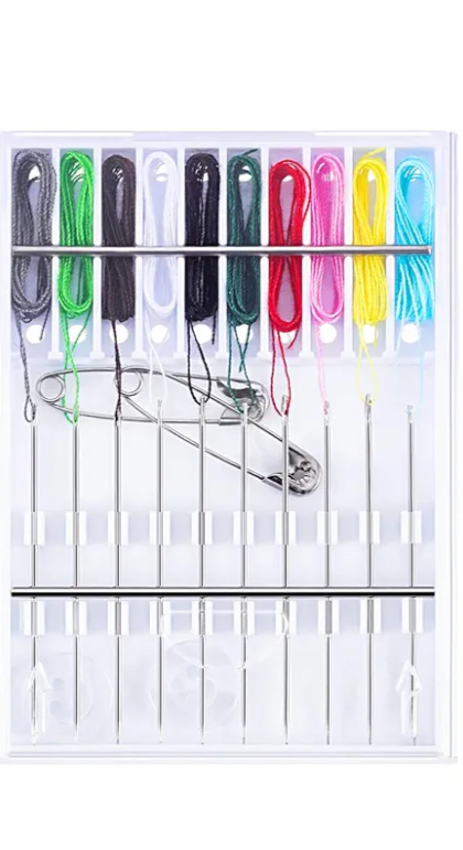 Pre Threaded Needle Kit Assorted Color (Simple Color)