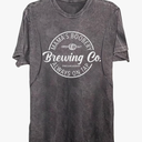 Comfort Breastfeeding Shirts for Women Zip Nursing Tops Causal Distressed Acid Washed Maternity Tees Medium, Gray