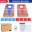 ROPODA Portable Cornhole Board Set,24x16 / 3020in Corn Hole Games for Adults with 8 Bean Bags, Lightweight Aluminum Alloy Edging Cornhole Set for Outdoor Games, Beach and Tailgates
