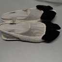 Nine West Women's Junnie Ballet Flat (8.5, Cream/Black 150)
