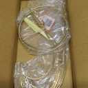 HOHIYA Ornament Display Stand Holder Christmas Hanger Hook Dog Cat Glass Ball Bauble 4 Arms 12inch Gold 2 Pcs