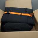 Goloni Ski Bag with Wheels,Padded Snowboard Bag for Air Travel,600D Waterproof Fabric,Foldable Snow Bag Fits 2 Pairs Skis (175cm, Black)