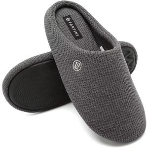 CIOR Unisex Men's Women's Memory Foam Slippers Comfort Cotton-blend Closed Toe House Shoes Indoor Scuff, size -11-12