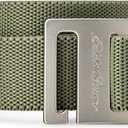 Eddie Bauer mens Backcountry Belt - Active Stretch Webbing With Metal Glide Buckle Belt (pack of 1)