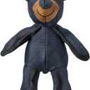 Mighty Bear Tough Plush Dog Toy Durable Squeaky Toy for Small Medium and Large Dogs Heavy Duty Stuffed Animal for Aggressive Chewers Keeps Dogs Busy and Entertained (Navy)