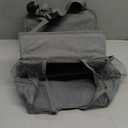 Maliton Changing Table Diaper Organizer - Baby Hanging Diaper Stacker Nursery Caddy Organizer for Cribs Playard Baby Essentials Storage - Hold 52+ Diapers - 18.5" x 10.5" x 8" (Gray) 