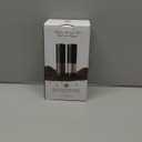 Electric Salt and Pepper Grinder Set Automatic Battery Pepper Mill Shakers Adjustable Coarseness Upgraded Larger Capacity with Led Home and Kitchen Appliances Birthday Gifts for Women Mom (Black/Black)