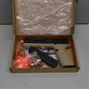 MR920 Toy , Soft Bullet for Boys, Empty Shell Ejecting Toy Pistol, Christmas Birthday Gifts for Boys & Girls Age 8+ (Sand)