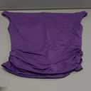 ForeFair Womens Off The Shoulder Tops Going Out Crop Top Slim Fitted Shirts Double Lined Summer Outfits Y2K Cute Tops Medium