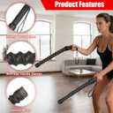 Ropeless Battle Ropes 2 Pcs Battle Rope Sticks Cordless Battle Ropes Ropeless Jump Rope Battle Rope Sticks for Home or Gym Style-A
