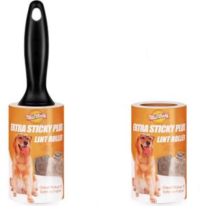 WulaWindy Lint Roller for Pet Hair, Extra Sticky Lint Rollers Pet Hair Remover for Clothes, Work Great on Pet Hair Value Pack (3 Pack)
