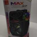 iLive Electronics Wireless Tailgate Party Speaker, LED Light Effects, Built-in Rechargeable Battery, Black (ISB380B)