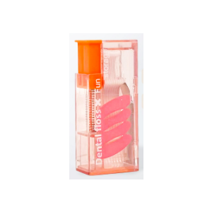 Orange Juice Box Floss Dispenser, Pack Of 4