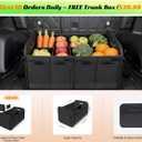 Cargo Trunk Mat with Backrest Mats for Hyundai Tucson 2022-2026,All Weather Protection TPE Heavy Duty Cargo Liner Tucson Accessories,Black
