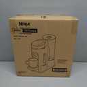Ninja Pod & Grounds Specialty Single-Serve Coffee Maker, K-Cup Pod Compatible, Brews Grounds, Compact Design, Built-In Milk Frother, 56-oz. Reservoir, 6-oz. Cup to 24-oz. Mug Sizes, Stone, PB051ST