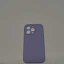 OAOA Magnetic Engraved Case Compatible with iPhone 14 Pro Case, Compatible with Magsafe, Camera All-Round Protection, Slim Liquid Silicone Phone Case for Women Girls, Lilac Flower