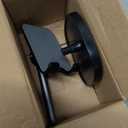 LISEN Cell Phone Stand Phone Holder for Desk Office Decor, Office Desk Accessories Women PC Gaming Essentials iPhone Stand Gadgets Men Gifts for Kids Fit OtterBox Case Switch iPad Air Tablet 4-10 in (BLACK)