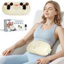 Electric Abdominal Massager - Belly Massager with Heat,Stomach Massager for Digestion Belly Cellulite Massage for Flattening Belly,Bloating,Constipation