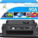CE390A 90A Black Toner Cartridge Replacement for HP 90A CE390A 90X CE390X for Enterprise 600 M602 M601 M4555 M602dn M602n M602x M603dn M603n M4555f M4555h Printer (Black, 1-Pack)