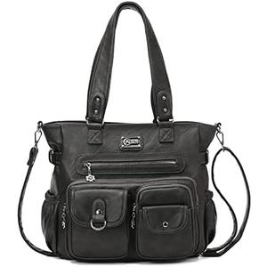 KL928 Large Purses for Women Shoulder Bag Tote Handbags Stylish Vegan Leather Hobo Bags Ladies