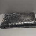 Homaisson 3 Pcs Black Car Seat Covers, Front Driver Seat Mat, Non-Slip Seat Cover Set for Front and Rear Seats, Black, Easy to Install for Vehicles SUVs Car