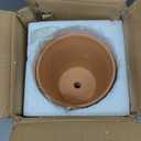 Orceler 6 inch Terracotta & Clay Pots for Plants with Saucer, Medium Terra Cotta Plant Pots with Drainage Hole, Flowerpot with Tray, Terracotta Pot for Indoor Outdoor Plant - Pack of 4 Planters