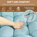 Yangming Hanging Egg Swing Chair with Stand and Weather Cover, Foldable for Indoor Outdoor, Wicker Rattan Basket with Cushion for Bedroom, Patio, Porch