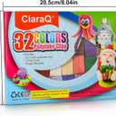 CiaraQ Polymer Clay Kit, Mini Modeling Clay Set for Kids/Beginners/Artist, 32 Colors