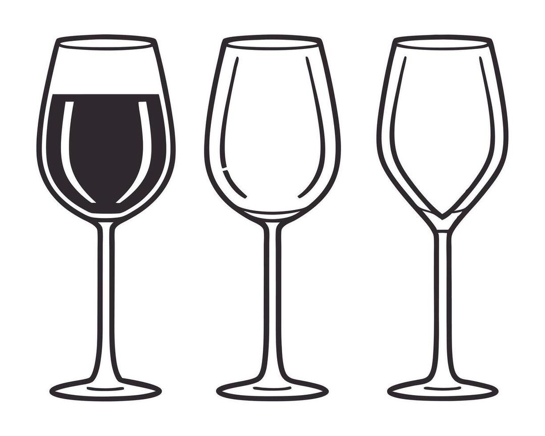 Chroma Wine Glasses, Set Of 3