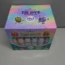 30 Colors Tie Dye Kit, Tie Dye Set for Kids, Pre-Filled Tye Dye Bottles, Non Toxic Permanent Fabric Dye Art Set, Easy DIY Fabric Art - Create Fun (30 Colors)