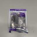 VCELINK 2 Gang Brush Wall Plate (Black, 2 Pack), Cable Pass Through Wire Hider for Cable Management, Compatible with Ethernet Cables, HDMI Cables & Home Theater Systems (Black, with Bracket)