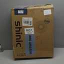 shinic 16-Inch Oscillating Pedestal Fan with Remote Control, 3-Speed Quiet Operation, Adjustable Height & Tilt, 7.5-Hour Auto-Off Timer, Powerful Cooling for Home, Bedroom, Office, White