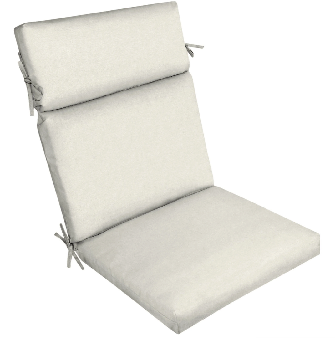 Better Homes & Gardens 44" x 21" Cream Rectangle Outdoor Chair Cushion, 1 Piece