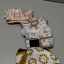 Langsprit Washable Female Dog Diapers (3 Pack) - Doggie Reusable Small Medium Large Dog Diapers for Doggy Puppy Female in Period - Highly Absorbent Dog Heat Panties (Medium,Rabbit, Owl, Lion)