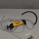 Gas Siphon Pump for Gasoline, Multi-Use Fluid Transfer Pump, Oil Liquid Siphon Pumps, Fuel Siphon Tool, Multifunction Hand Inflation Pumps with Inflator Hose adapter, Needle Valve/Balloon adapter
