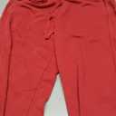 Hixiaohe Women's Casual Wide Leg Sweatpants High Waist Baggy Acid Wash Pants Drawstring Athletic Palazzo Pants with Pockets (Red, XS)