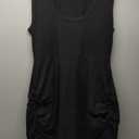 Black dress with Shorts Underneath,Tennis Dresses for Women with Built in Shorts Lightweight Sleeveless Golf Dress