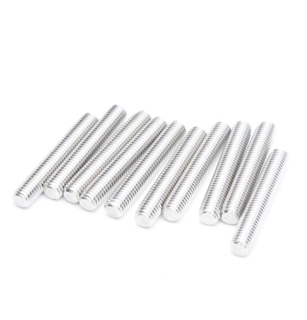 3 x Smartsails M8 x 50mm，304 Stainless Steel Full Threaded Rod, Right Hand Thread (10Pieces)