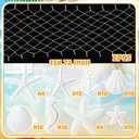 Lemonroad 2 Pcs Fish Net Table Runner White 13 x 72 Inch