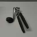 Commercial Can Opener, UHIYEE Hand Crank Can Opener Manual Heavy Duty with Comfortable Extra-long Handles, Oversized Knob, Large Handheld Can Open Easy for Big Cans, Black