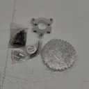 sthus Silver 1" 25mm / 1.5" 38mm CNC Adapter Fits 49cc 50cc 66cc 80cc Motorized Bike