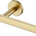 Toilet Paper Holder Brushed Gold Stainless Steel Toilet Roll Holder Wall Mounted Bathroom Hardware, 1 Pack AN2001GD