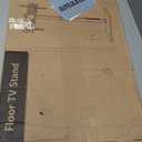 WALI Floor TV Stand with Power Outlet, Tall TV Stand Mount for 32-75 inch TV up to 110 lbs, Swivel and Height Adjustable TV Stands with Wood Base for Bedroom, Living Room(TVDVD-7P), Black (Basic)